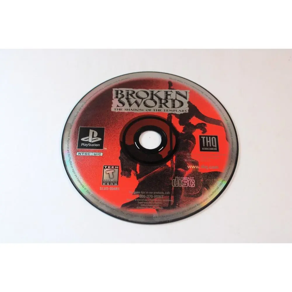 Broken Sword: The Shadow of the Templars (Sony PlayStation 1 PS1 1998) Disc Only